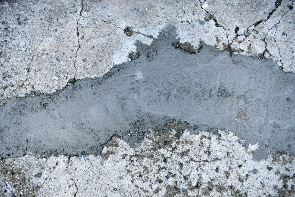 Concrete repair texture background.