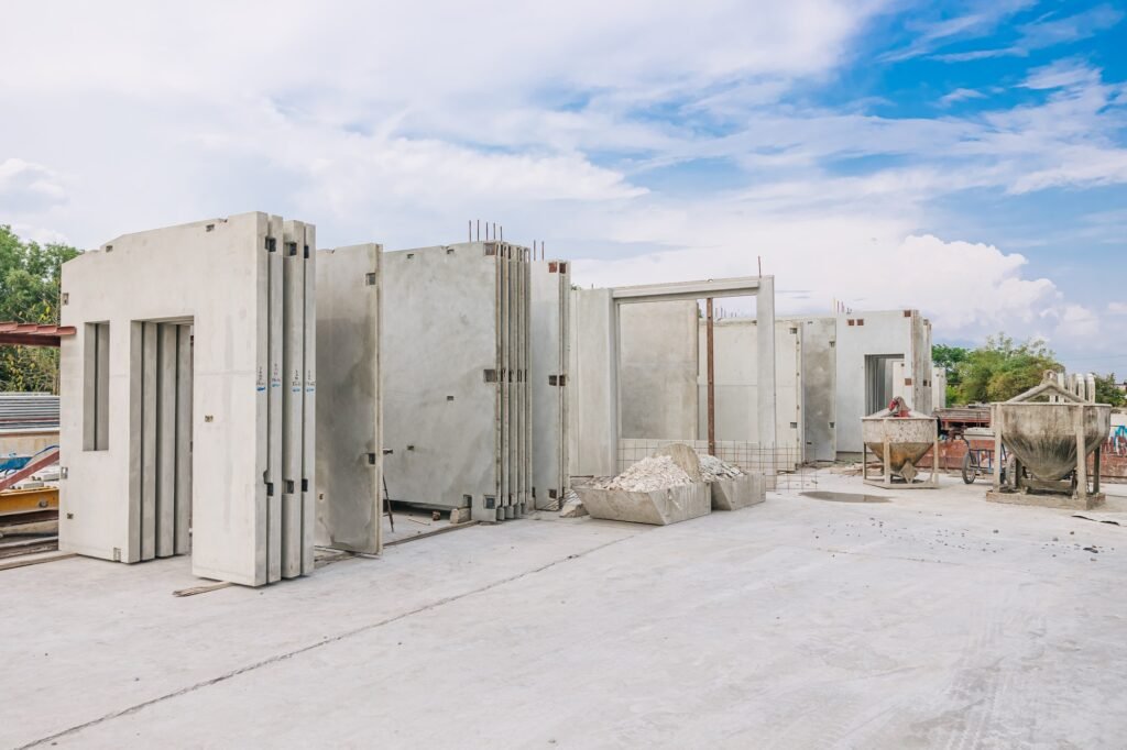 Reinforced concrete precast structures Industry Manufacturing Factory plant.